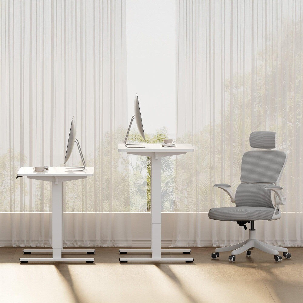 ya 15 10.20 Children's Adjustable Height Office Desk Upright Gaming Office Desk