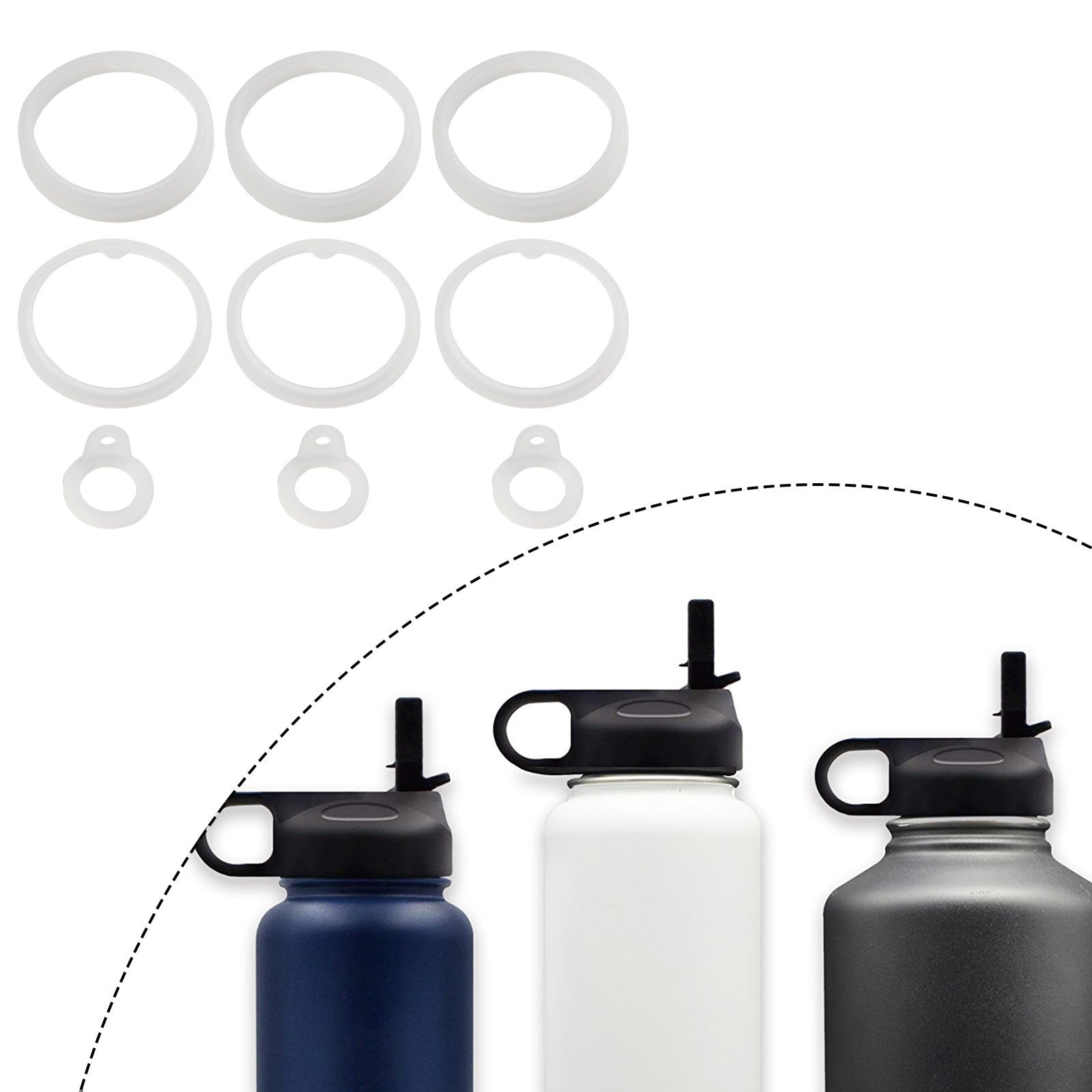ya 26 For ThermoFlask 40oz Silicone Sealing Gasket Accessories High Quality