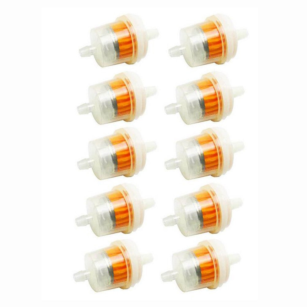 ya 5 8.7 Universal-Inline Gas Fuel Filter 1/4 6MM-7MM ATV Motorcycle Parts For 10x