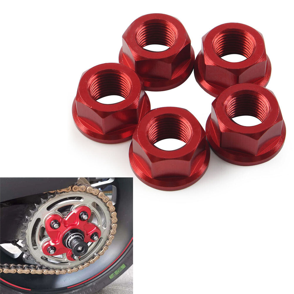 ya 5 8.7 Motorcycle Rear Sprocket Nuts M10*1.0 for Ducati Hypermotard 796 Hyperstrada
