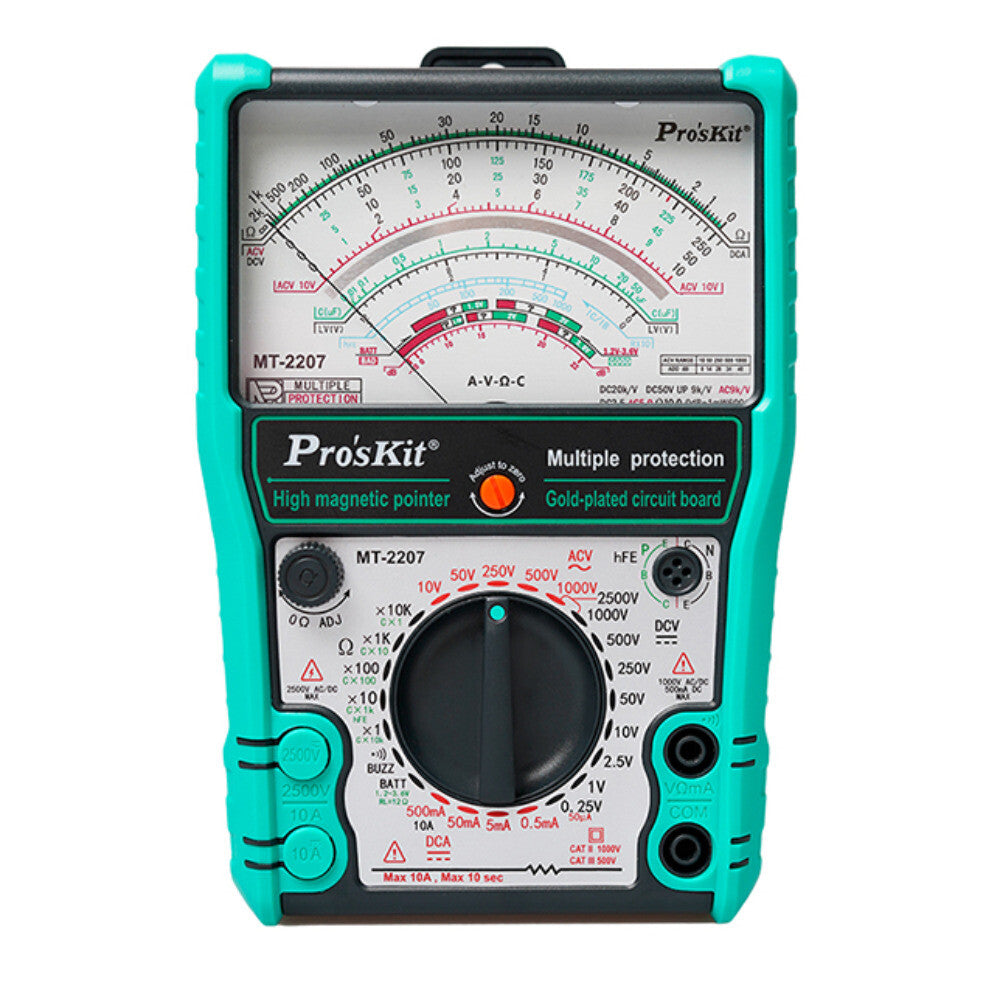 Pointer Type Anti-fog 3-purpose Electric Meter Internal Magnetic Multimeter