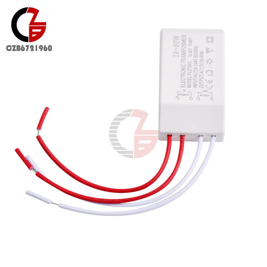 ya 14 20-60W 220V To AC12V LED Halogen Lamp Light Electronic Transformer Adapter