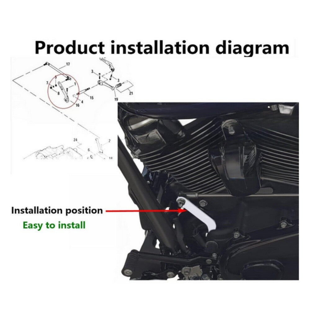 ya 5 8.7 Internal displacement rod suitable for Harley Electra Glide FLHT Road Glide FLTRX