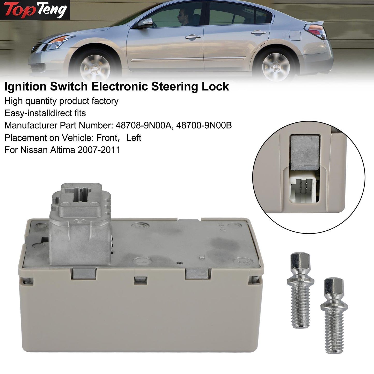 ya 1 8.5.1 Ignition Switch Electronic Steering Lock 48708-9N00A for Altima 07-11