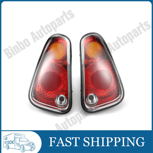 ya 27 6.21 Pair Rear Tail Light Lamp Len Housing Red for Mini Cooper R50 R52 R53 2004-2006