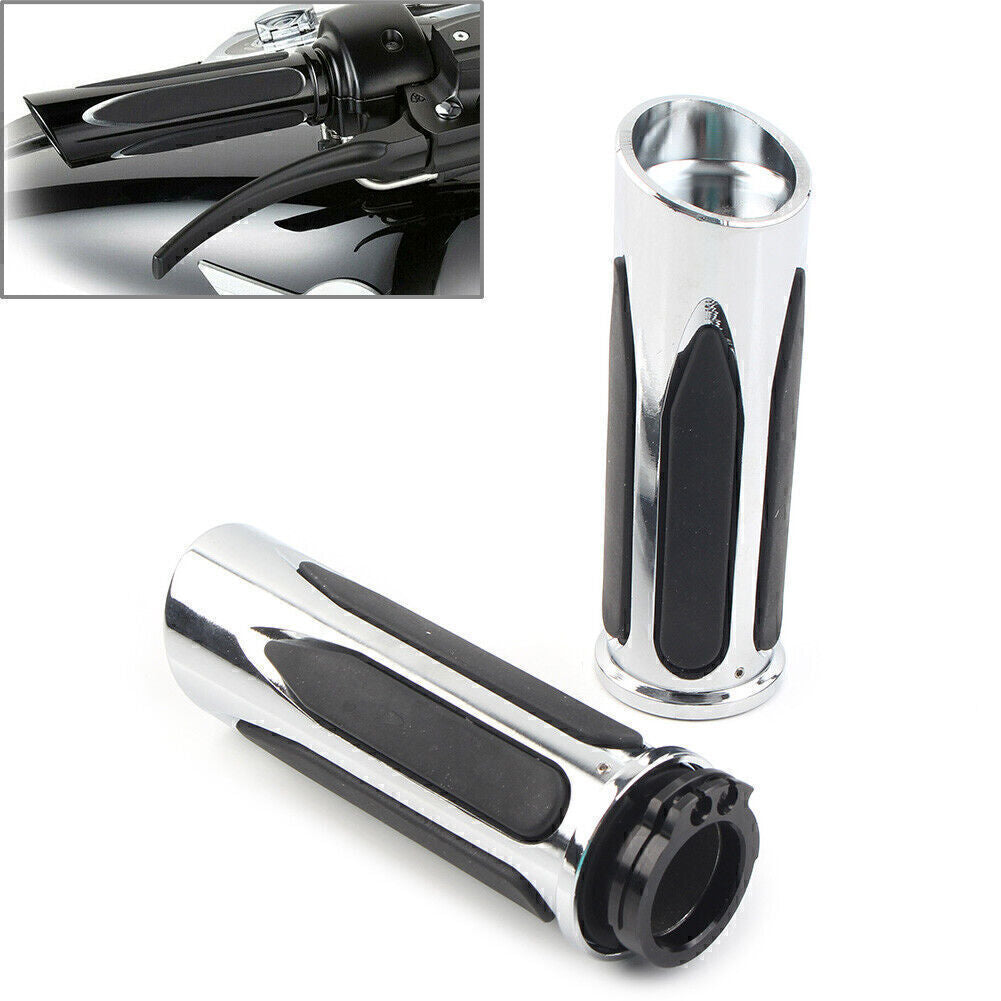 ya 5 8.7 for Harley Touring Road Electra Glide Softail Breakout Handlebar Hand Grips Pair