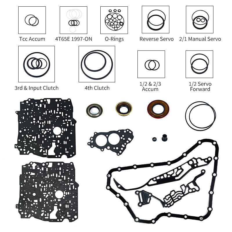 ya 1 7.7 4T65E Transmission Overhaul Rebuild Kit Level 2 Fits For 2004-On for Chevrolet for Buick