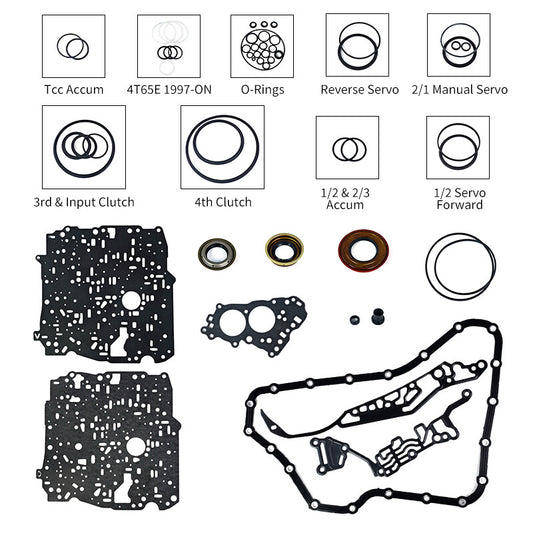 ya 1 7.7 4T65E Transmission Overhaul Rebuild Kit Level 2 Fits For 2004-On for Chevrolet for Buick
