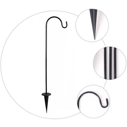 ya 14 4 Pcs outside Shepherds Hook Indoor Hanging Plant Stand Garden Crook Hooks