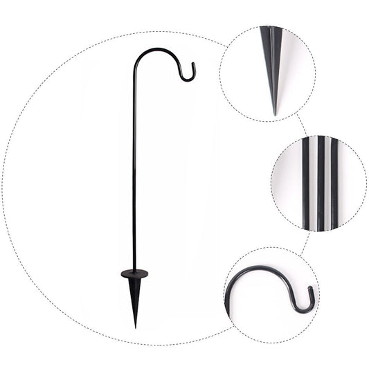 ya 14 4 Pcs outside Shepherds Hook Indoor Hanging Plant Stand Garden Crook Hooks