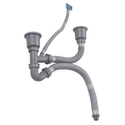 ya 14 Kitchen Sink Double Hose Drain Kit Quick Draining Expandable Multiple