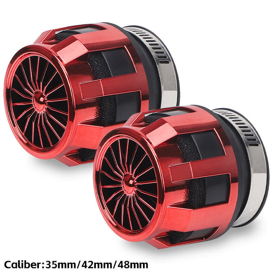 ya 8 5.26 2X Motorcycle Scooter Air Cleaner Filter Intake For Pit Dirt Bike ATV 35/42/48mm