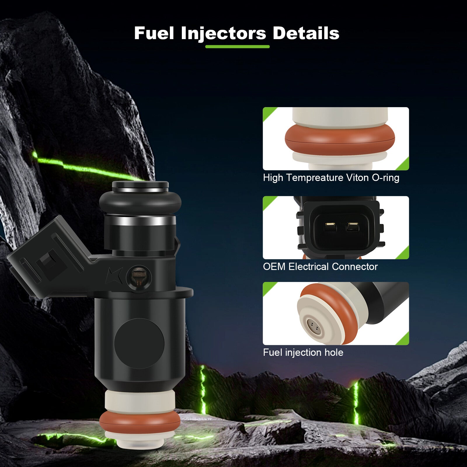 ya 1 8.5.1 4 Fuel Injectors for Honda for Civic 1.7L EX DX HX LX 2001 2002 2003 2004 2005