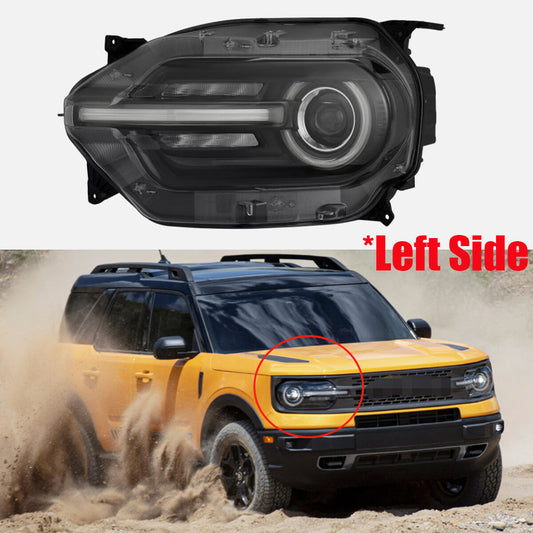 ya 11 10.28 Front Headlights Assembly LED Driver Left Side For Bronco Sport 2021-2024 n