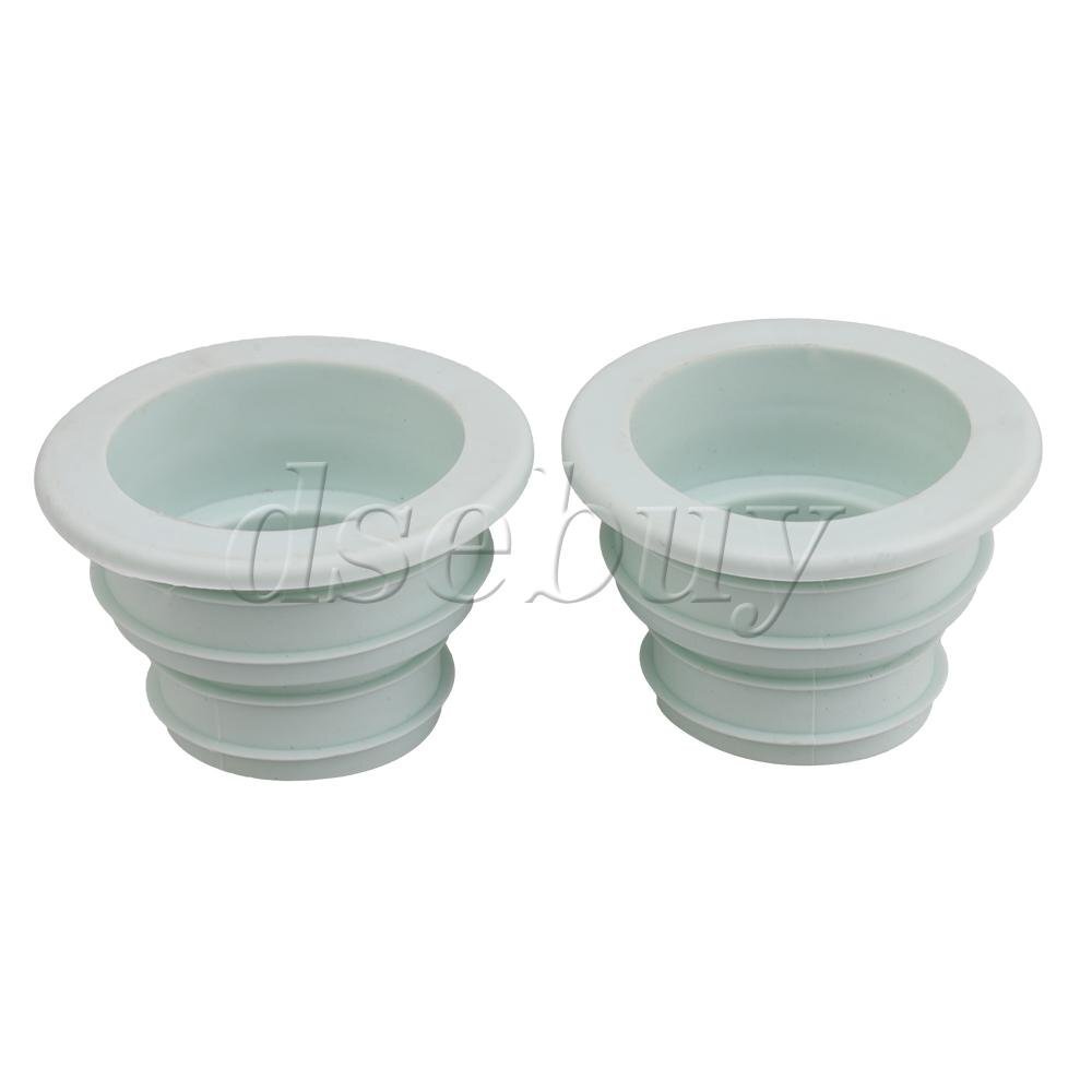 ya 14 2 Pcs PP Plastic Wash Basin Washer Vegetable Sink Floor Drain Seal Ring n