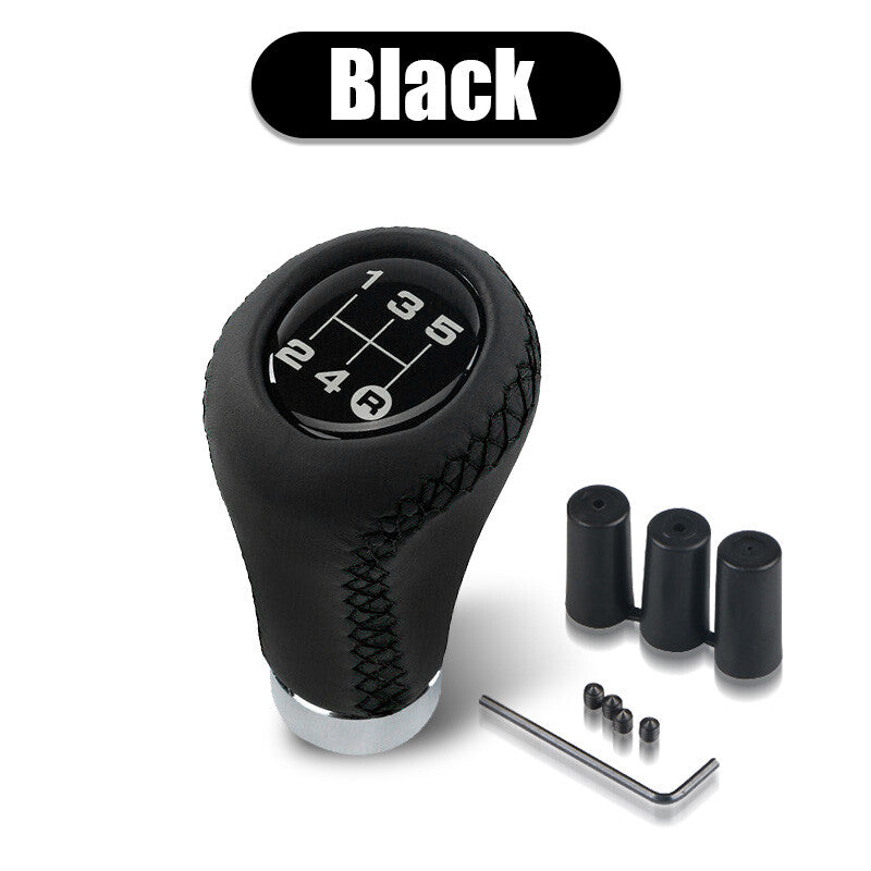 ya 11 6.5 5 Speed Universal Car for MAN ual Shift Knob Gear Stick Shifter Lever Aluminum New
