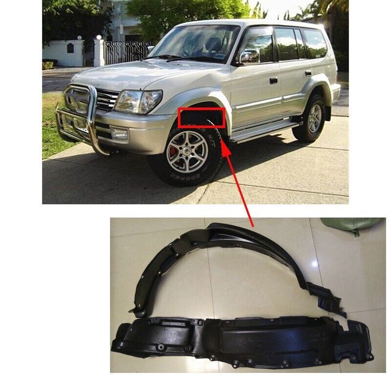 ya 7 6.10.2 Suitable for Toyota Prado LC90 1996 - 2002 ABS front fender wheel inner cover fender 2X