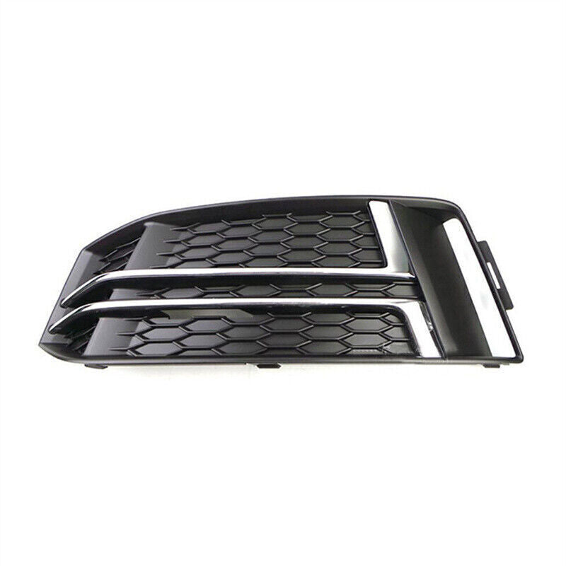 ya 5 8.7 for Audi A4 B9 S-LINE 2016-2018 Left Side Front Fog Light Cover Bumper Grille
