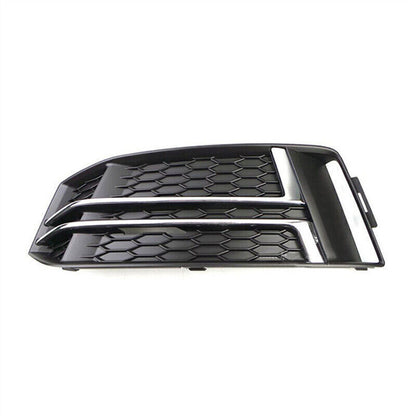 ya 5 8.7 for Audi A4 B9 S-LINE 2016-2018 Left Side Front Fog Light Cover Bumper Grille
