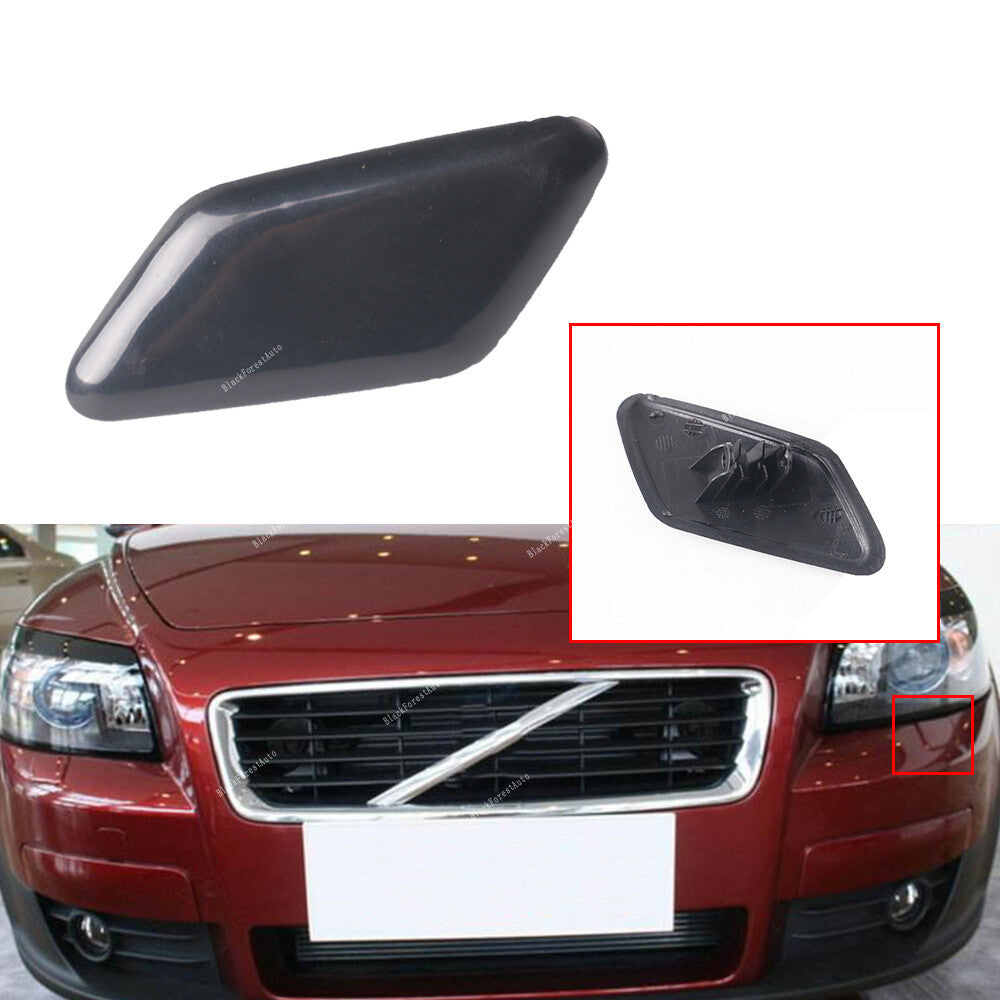 ya 27 6.18 Unprimed Headlight Washer Cover Left Cap Driver Front Bumper for VOLVO C30 10-13