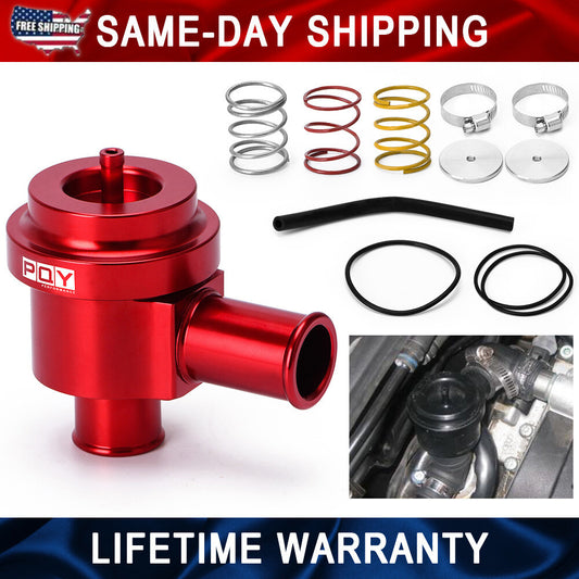 ya 3 6.25.2 for VW for Audi 1.8T 2.7T Aluminum Blow Off Valve Turbo BOV Diverter Valve Kit Red