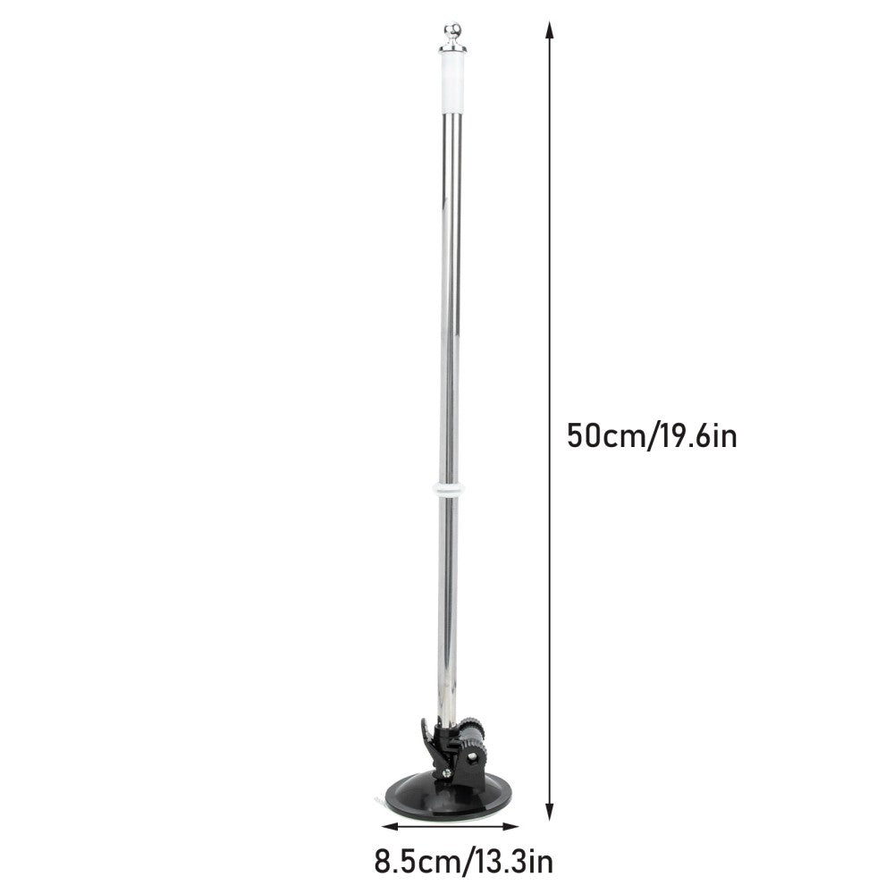 ya 5 8.7 Flag Pole for Truck Suction Cup Flagpole Mount Car Holder