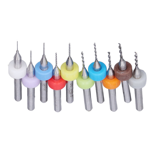 ya 25 10Pcs Mini Drill Bit Fast Drilling Tungsten Carbide  Drill Bits Spares