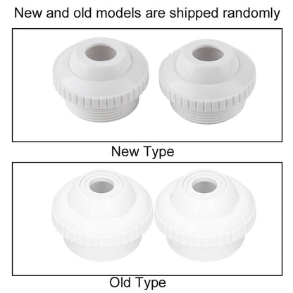 ya 14 2PCS 1.5in Male Thread Rotatable Swimming Pool Spa Massage Nozzle
