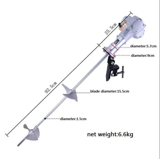 50 gallons pneumatic mixer Ink painting blender carry barrel stype mixer b