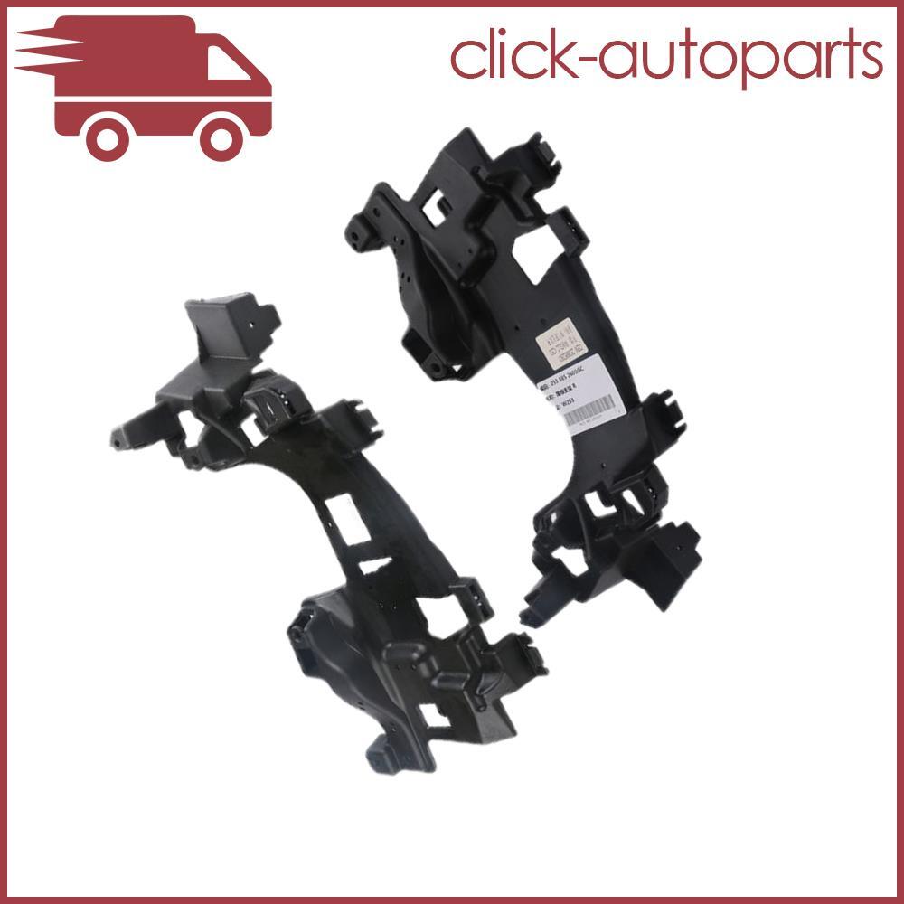 ya 27 6.18.2 2x Rear Bumper Tailpipe Bracket Left & Right for 2016-2018 for Mercedes GLC300 Black