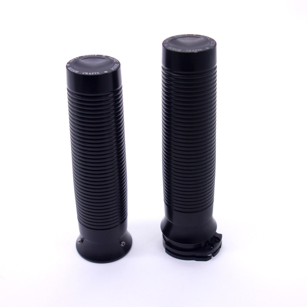 ya 5 8.7 Motorcycle 1 Black CNC Handlebar Hand Grips for Harley Sportster XL1200 883 48