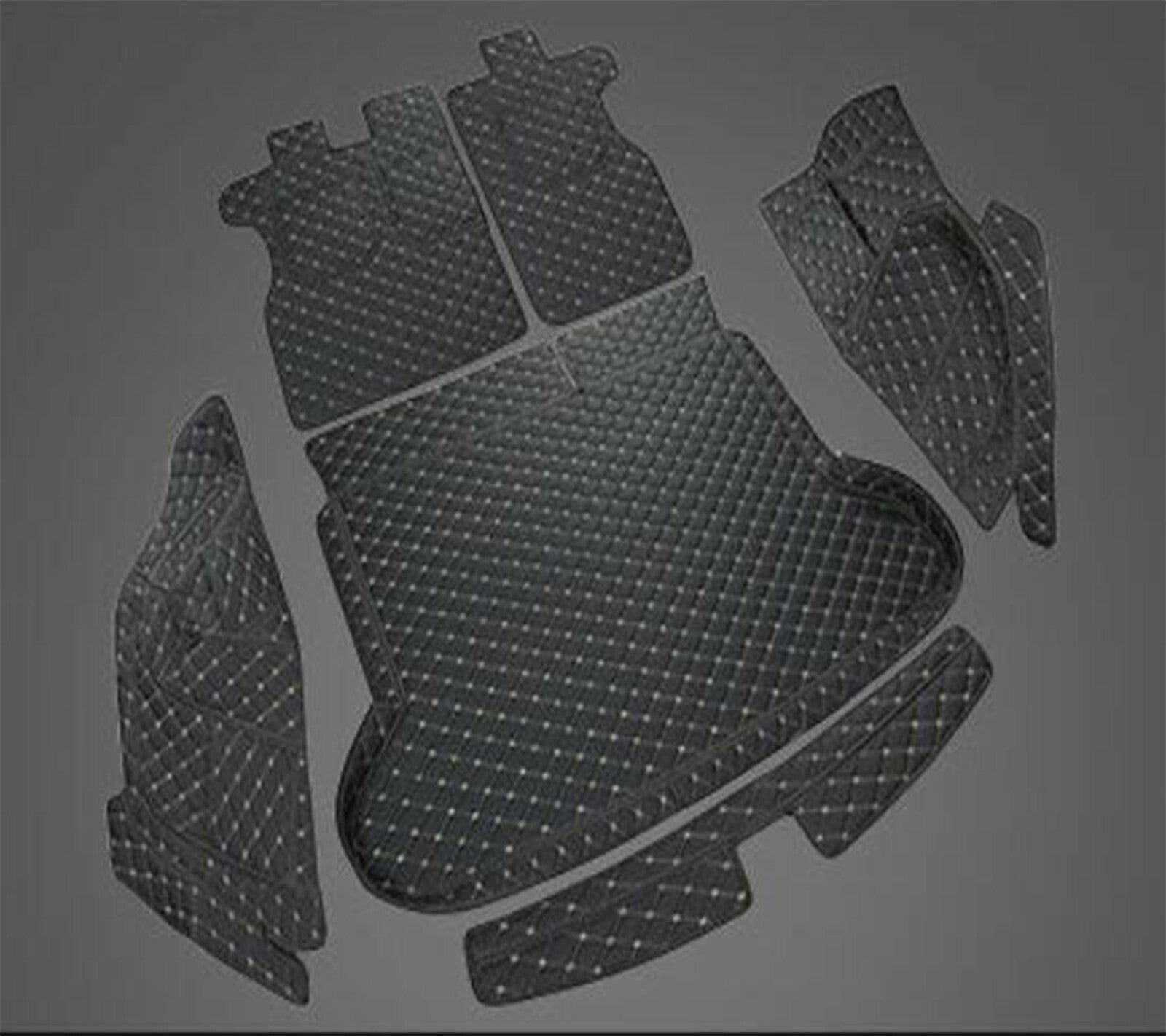 ya 5 8.7 Car Leather Boot Cargo Liner Tray Rear Trunk Floor Mat for for Cadillac XT4 2019-23