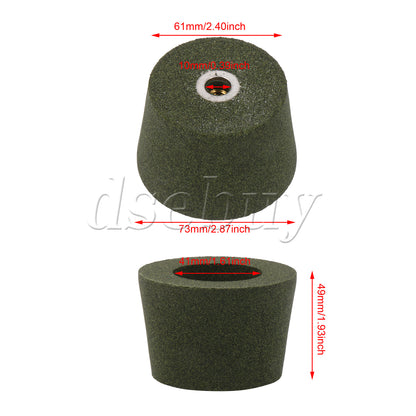 ya 14 Grinding Wheel 100 Grit for Stone Materials M10 Thread 2.41 x 2.87 Inch n