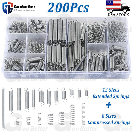Coil Spring Assortment Kit Zinc Plated Steel Compression Carburetor Extension