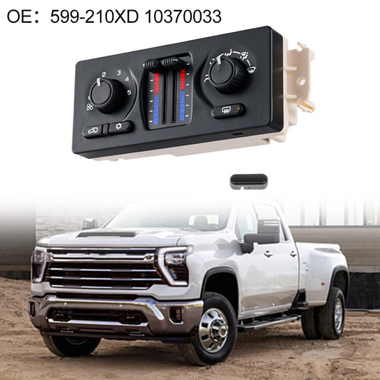 ya 12 5.28 Climate Control Module Air AC Heater Switch HVAC Panel for Chevy 599-210XD