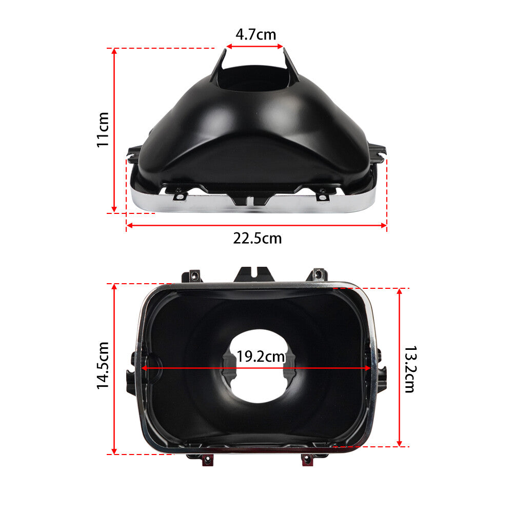ya 1 7.4 2Pcs 42437 Headlight Housing 5x7 Bucket Kit 5966249 for Chevy Express for GMC Savana 1500