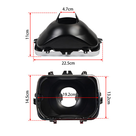 ya 1 7.4 2Pcs 42437 Headlight Housing 5x7 Bucket Kit 5966249 for Chevy Express for GMC Savana 1500