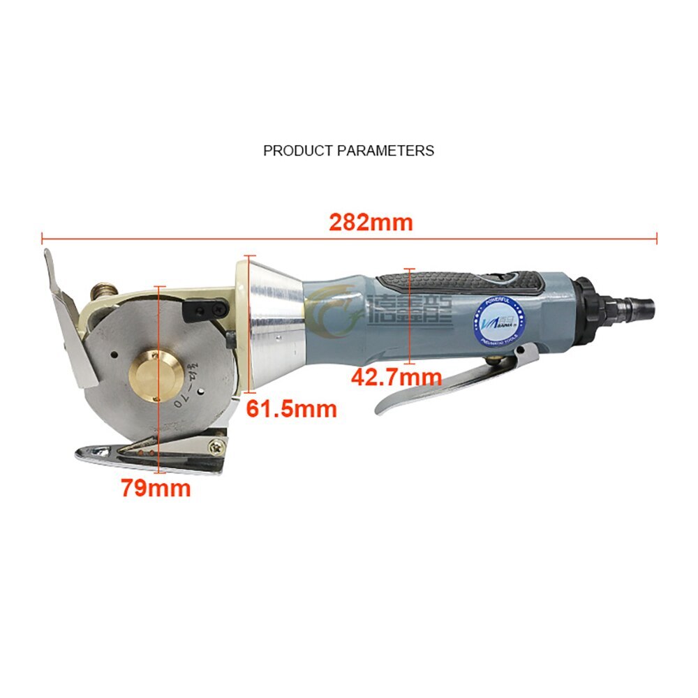 BM-YG9 Pneumatic Fabric Leather Cutting Machine Circular Knife Scissors Tech#-