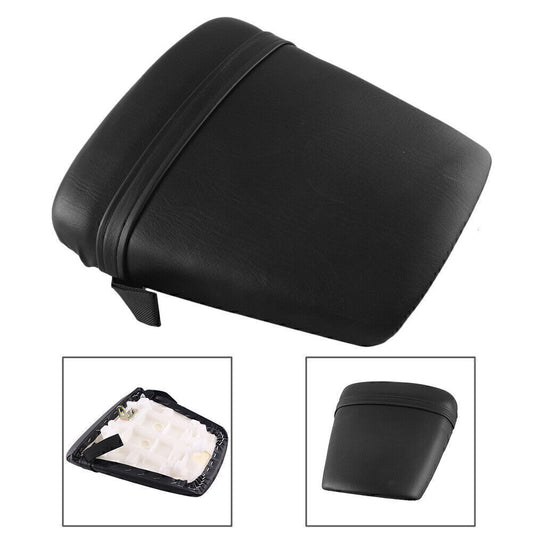 ya 2 6.26.2 Rear Passenger for SEAT Cushion Pillion Pad Black for Yamaha YZF R6 1998-2002