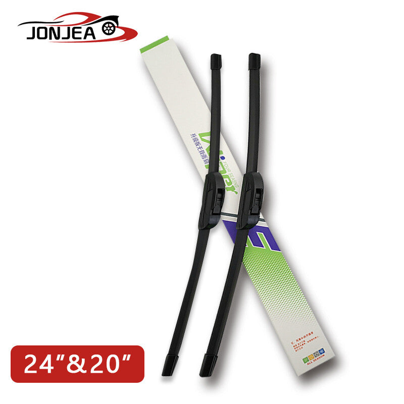 ya 4 6.22 Set Front Wiper Blade Size 24 Inch + 20 Inch Windshield Wiper Left + Right