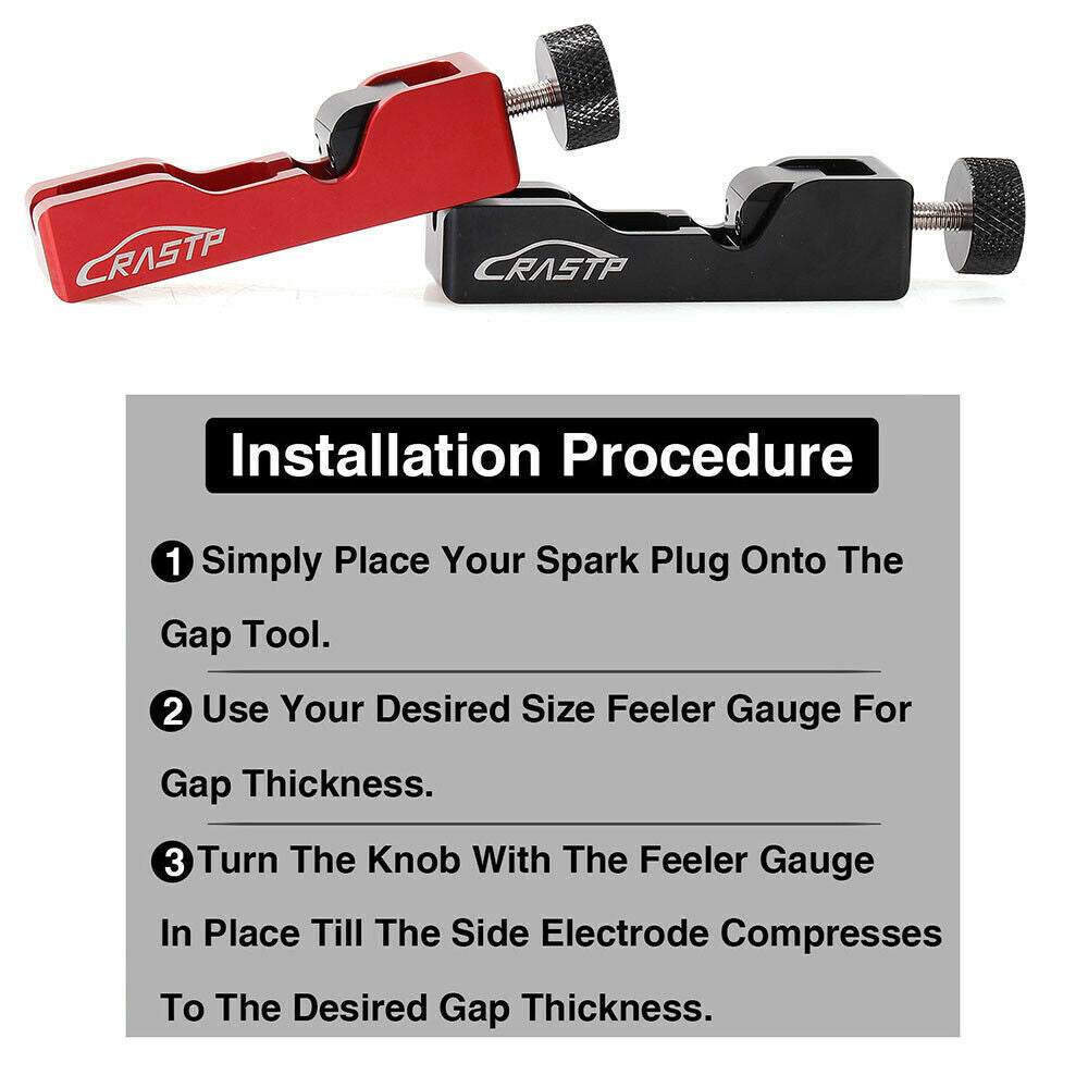 ya 5 8.7 Matte Engine Spark Plug Gap Gapper Tool with 32 Blades Measuring Tool Metric SAE