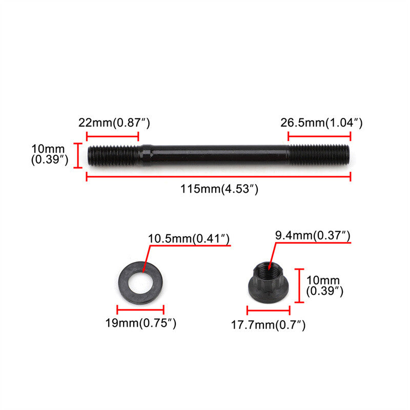 ya 5 8.7 Cylinder Head Stud Kit for BMW E36 325i 2.5L 6 Cyl M50 S50US S52US 201-4302