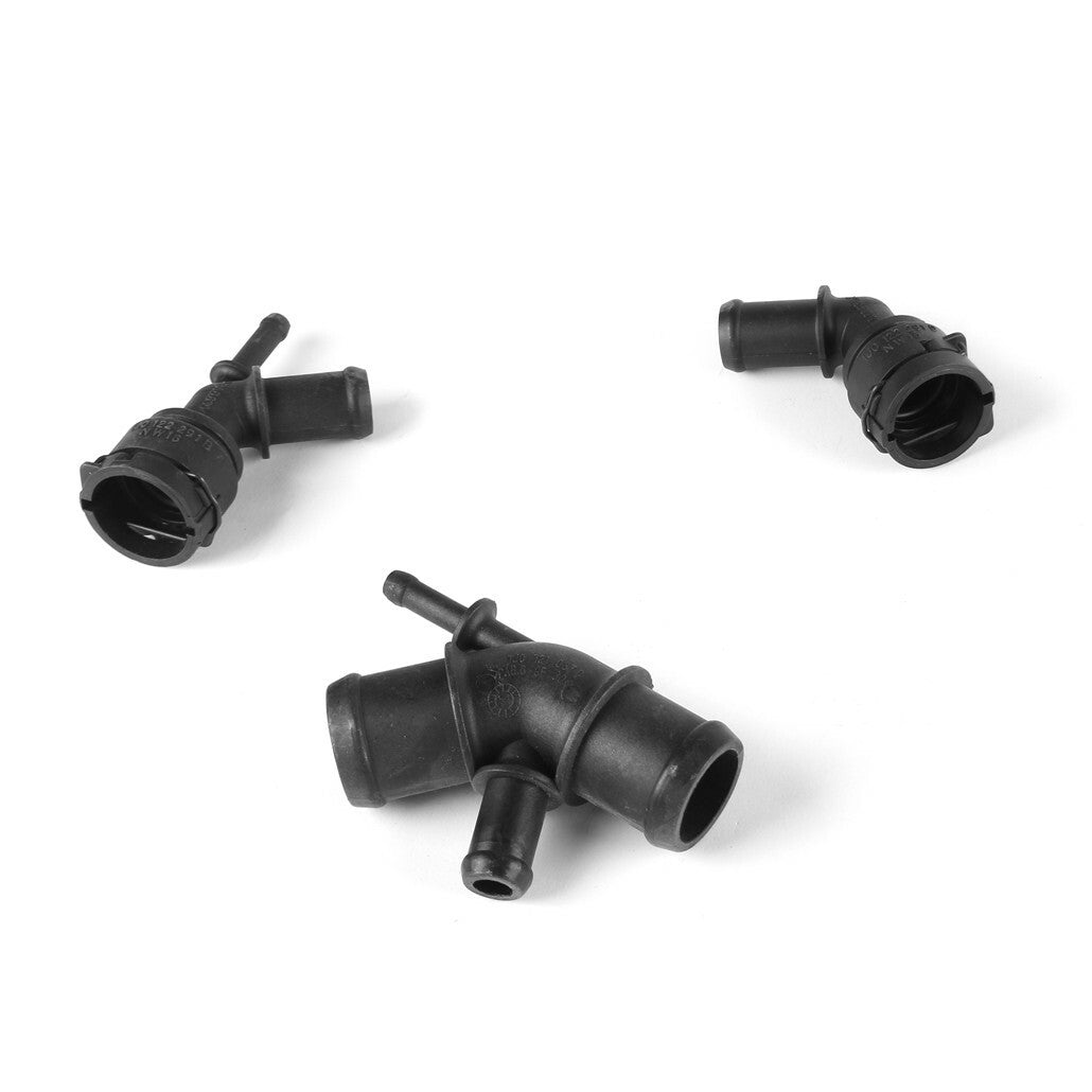 ya 5 8.7 3-Pack Coolant Hose Connector for VW Beetel for JETTA for Golf MK4 1.6L 1.8L 2.0L