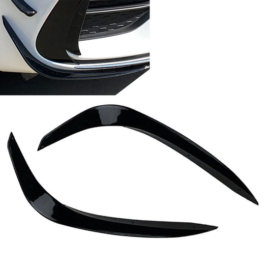 ya 3 6.25.3 Gloss Black Front Bumper Lip Splitter Spoiler for Mercedes-benz C-Class W206