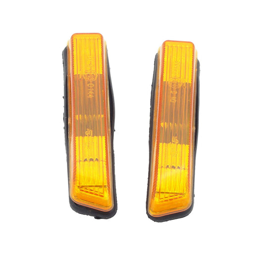 ya 12 5.22.2 Amber Fender Side Marker Light Turn Signal Lamps Pair for BMW E53 X5 1999-2006