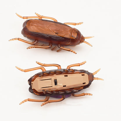 ya 14 Electronic Roach Toy Plastic Battery Powered Vibrating Funny High Simulation