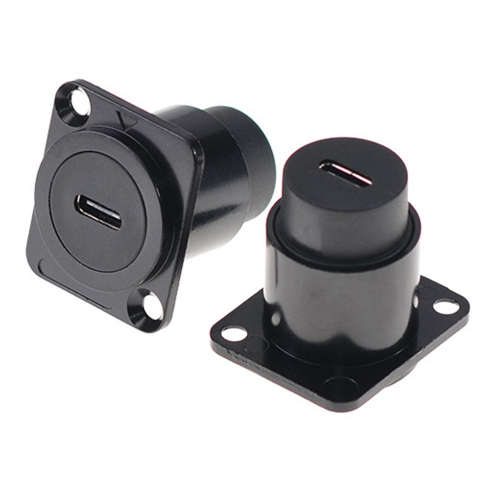 ya 15 10.20 Panel Mount USB C Connector 2pcs Female to Female for Diverse Applications