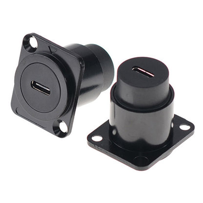 ya 15 10.20 Panel Mount USB C Connector 2pcs Female to Female for Diverse Applications