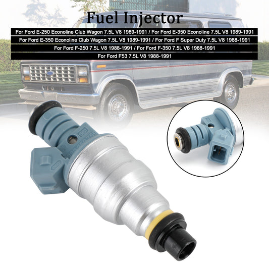 ya 1 8.5.2 1PCS Fuel Injector 0280150759 for E-250 E-350 7.5L V8 1988-1991 822-11120