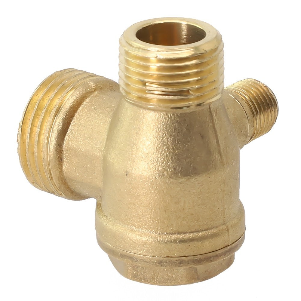 ya 14 3-Port Brass Air Compressor Check Valve Central Pneumatic Male Thread G1/2 G3/8